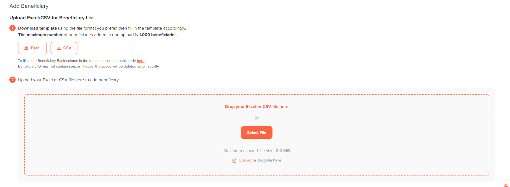 download sample benef list