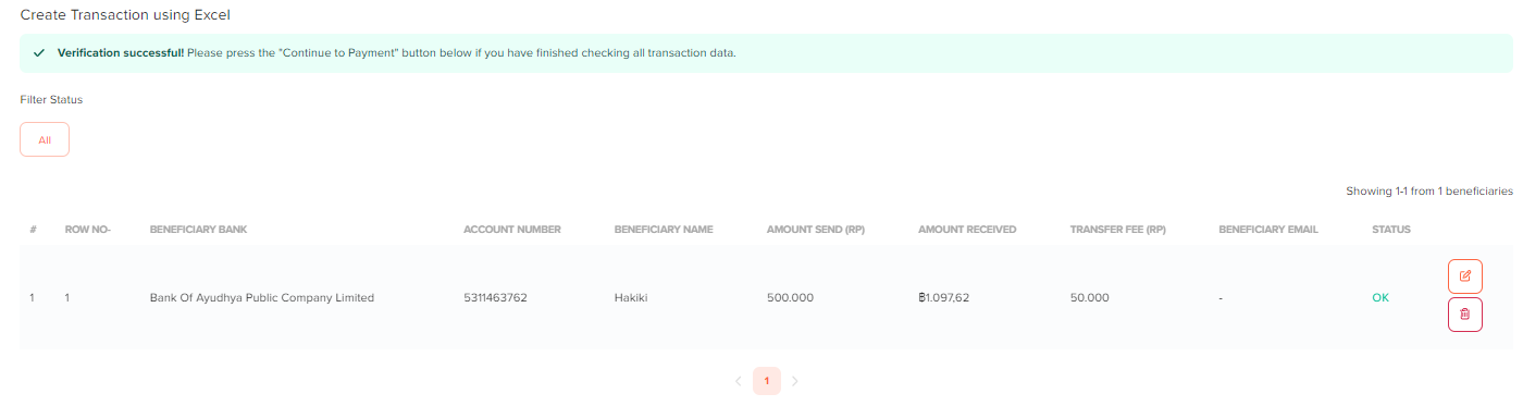 international transfer